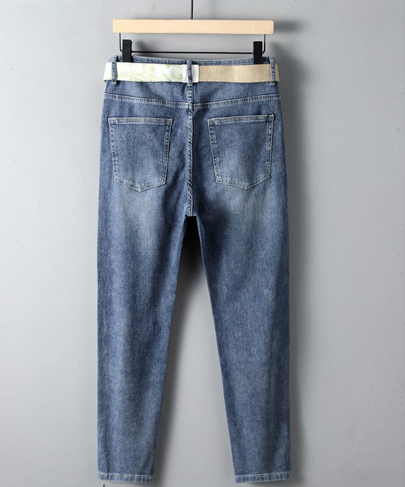 Quần jean nam Sweecoe SWB33005 Japanese style slim feet