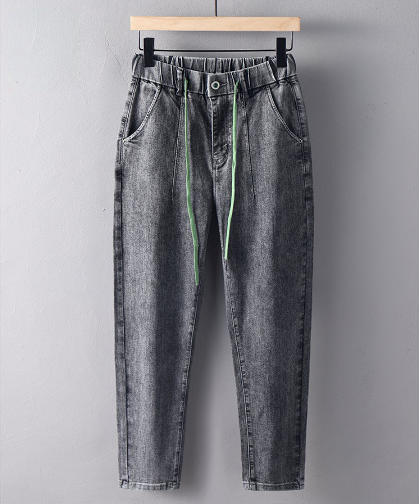 Quần jean nam lưng thun Sweecoe SWB3902L Japanese style slim feet