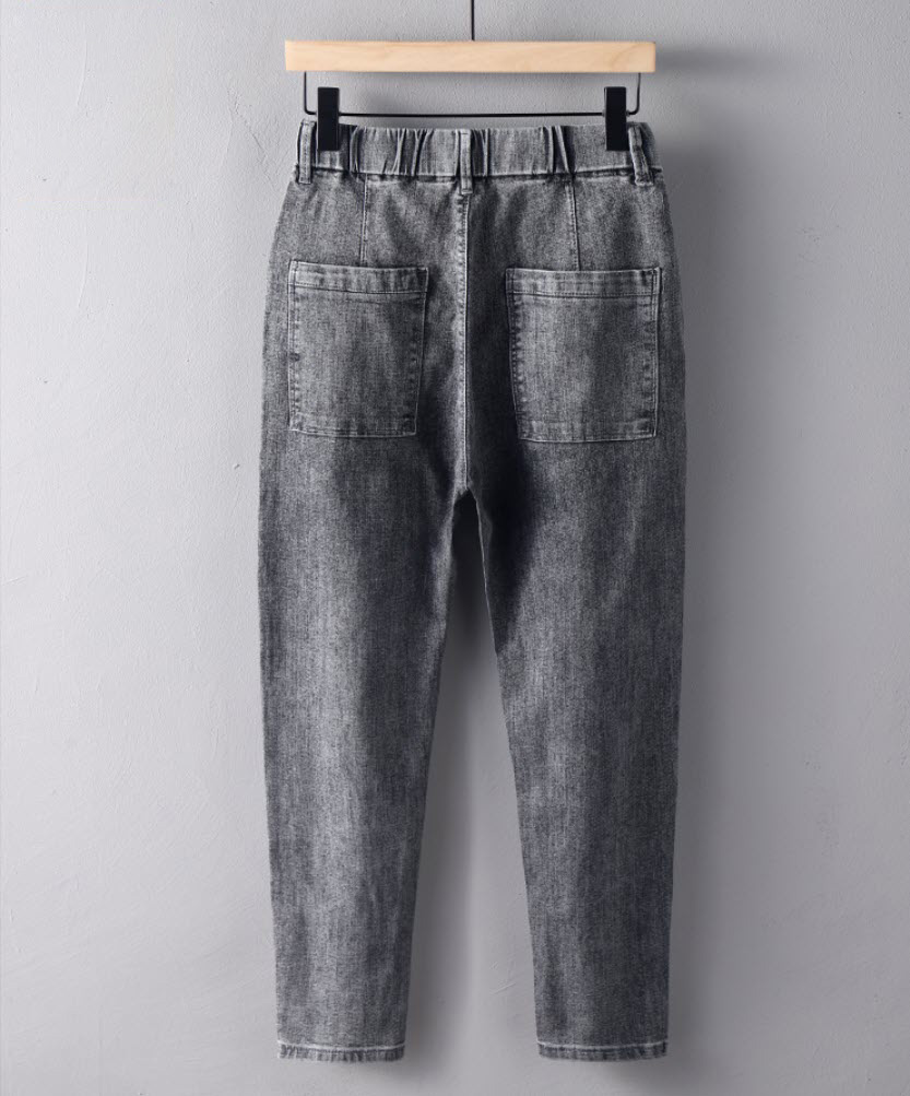 Quần jean nam lưng thun Sweecoe SWB3902L Japanese style slim feet