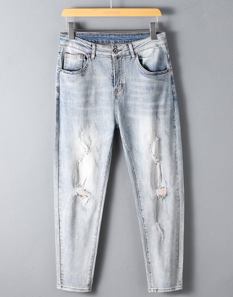 Quần jean nam Sweecoe SW9211 phong cách bụi rock style