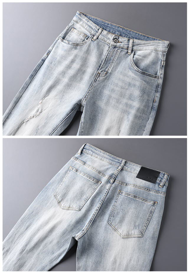 Quần jean nam Sweecoe SW9211 phong cách bụi rock style