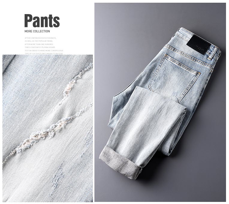 Quần jean nam Sweecoe SW9211 phong cách bụi rock style