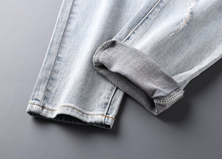 Quần jean nam Sweecoe SW9211 phong cách bụi rock style