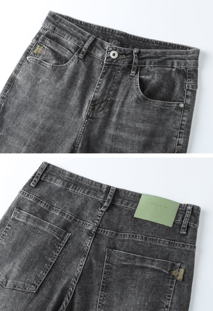 Quần jean nam Sweecoe SW8612 slim feet washed summer 2022