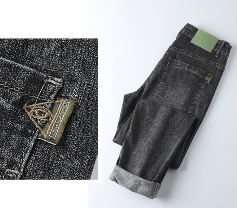 Quần jean nam Sweecoe SW8612 slim feet washed summer 2022