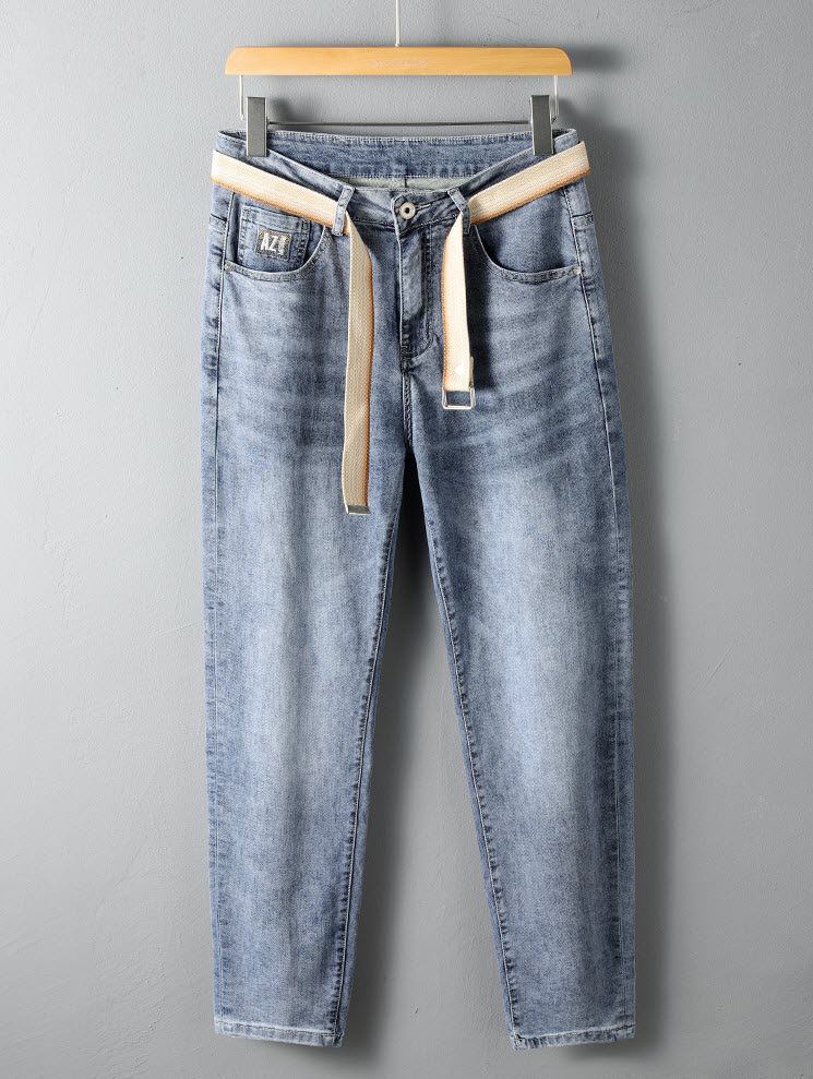 Quần jean nam slim feet Sweecoe SW33093 All-Match 2022