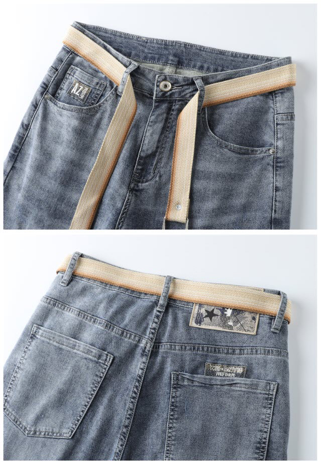 Quần jean nam slim feet Sweecoe SW33093 All-Match 2022