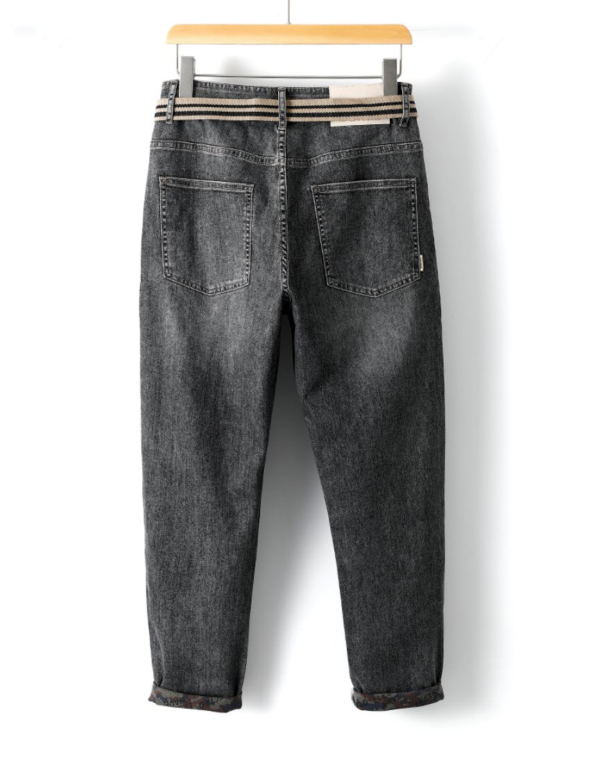 Quần jean nam retro gray Sweecoe SW6277 co giãn tốt Korean style