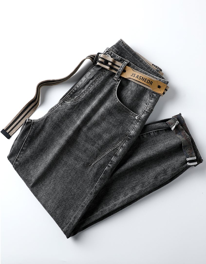 Quần jean nam retro gray Sweecoe SW6277 co giãn tốt Korean style