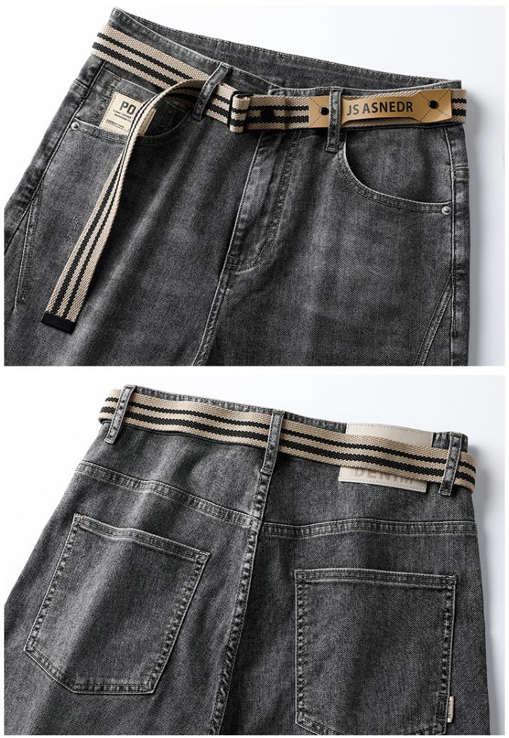 Quần jean nam retro gray Sweecoe SW6277 co giãn tốt Korean style