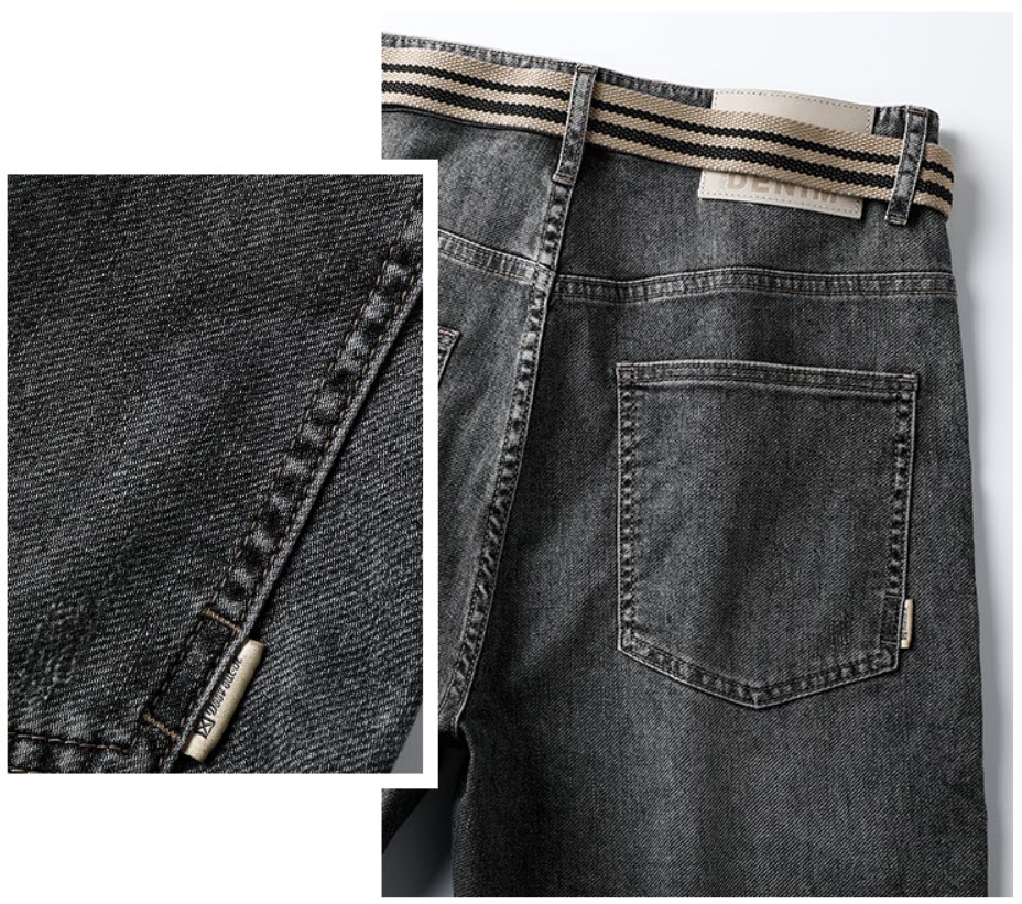 Quần jean nam retro gray Sweecoe SW6277 co giãn tốt Korean style