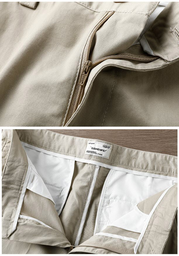 Quần khaki nam Sweecoe SWD277 dáng bút chì retro style 2022