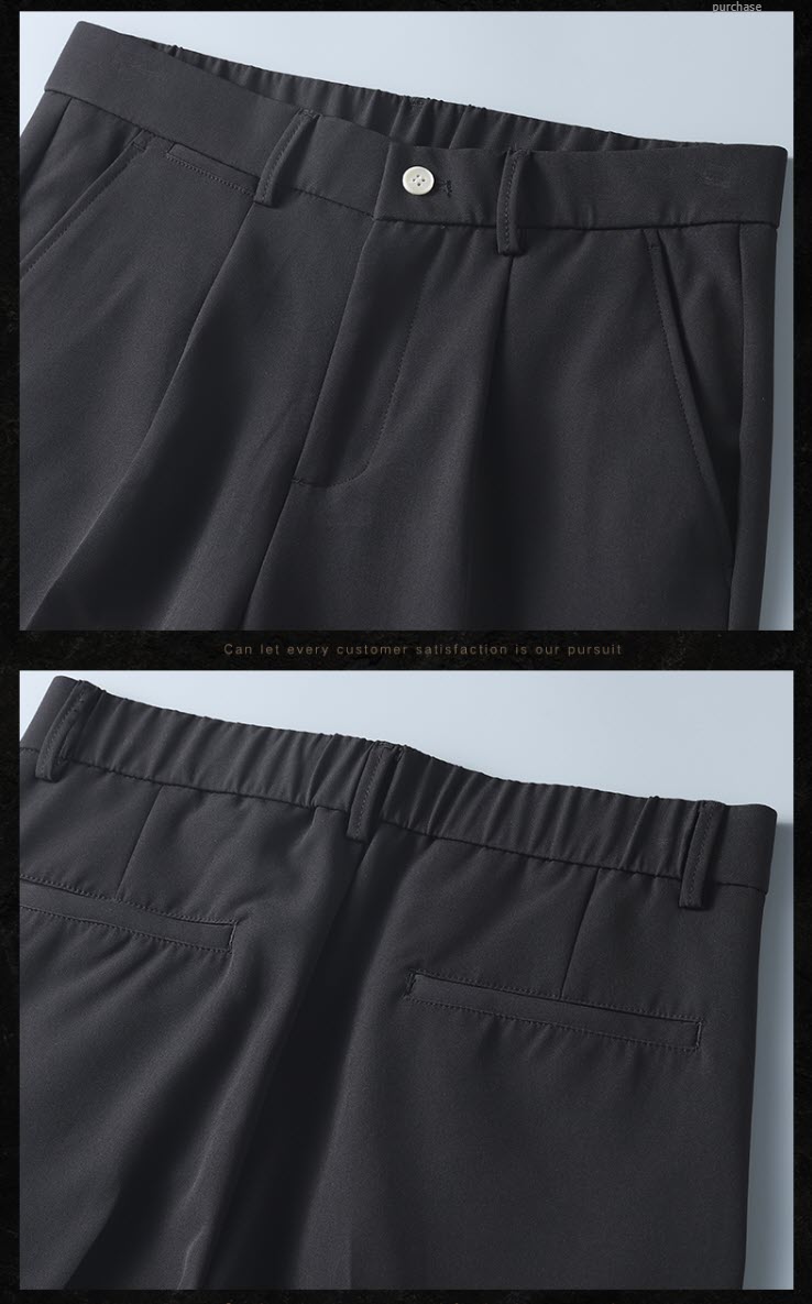 Quần âu nam xếp ly lưng thun Sweecoe SW2136 Japanese style 2022