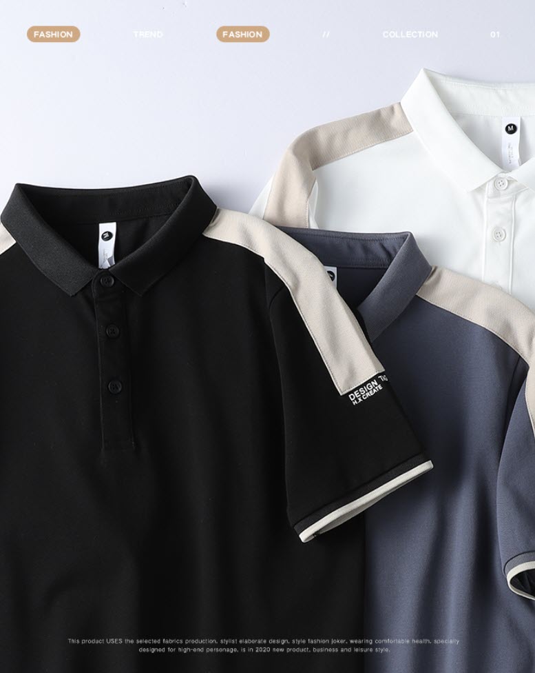 Áo thun Polo nam Sweecoe SW9253 summer basic style 2022