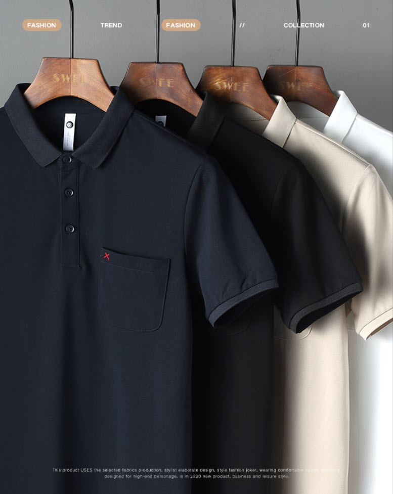 Áo thun polo nam Sweecoe SW3351 summer style 2022