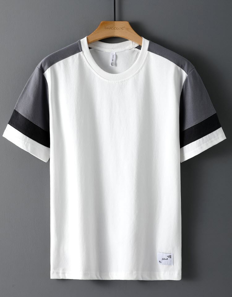 Áo thun nam chống nhăn Sweecoe SWE80006 summer style 2022
