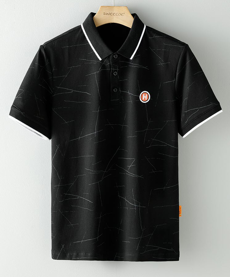 Áo thun polo nam Sweecoe SW22107 summer style 2022