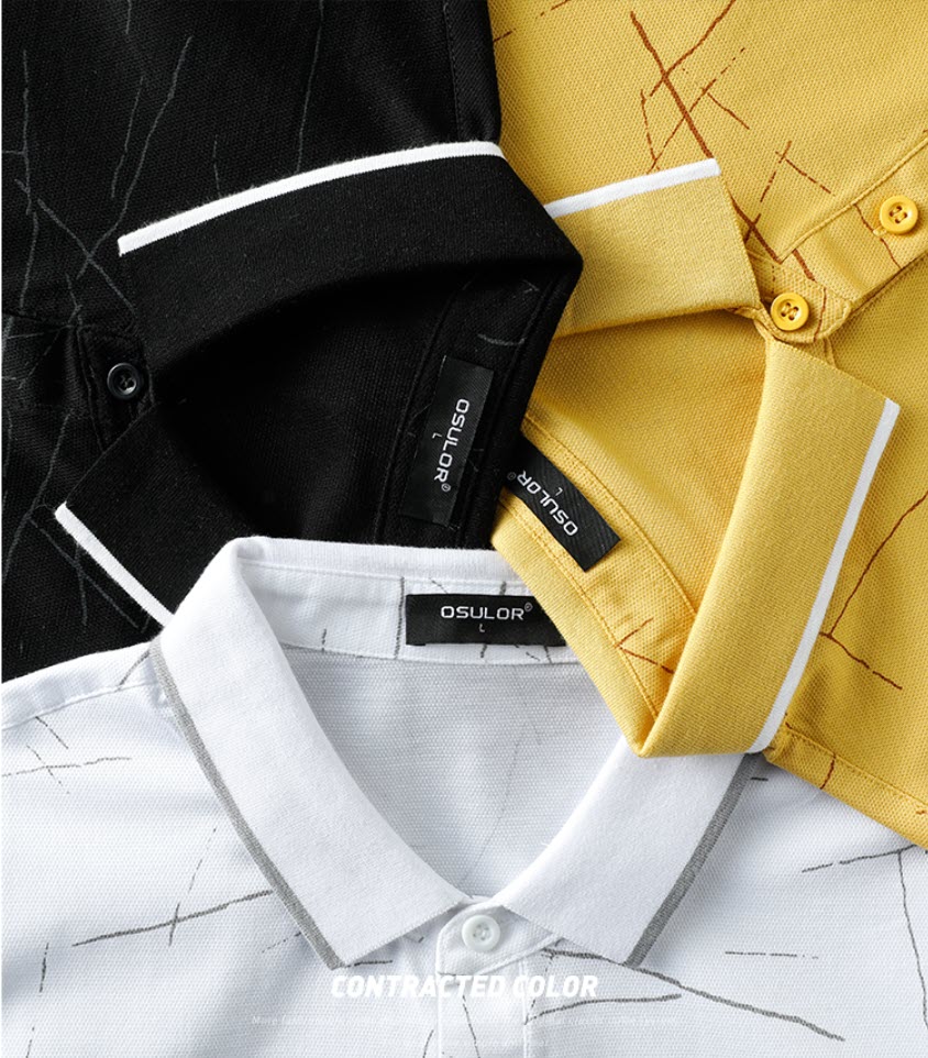 Áo thun polo nam Sweecoe SW22107 summer style 2022