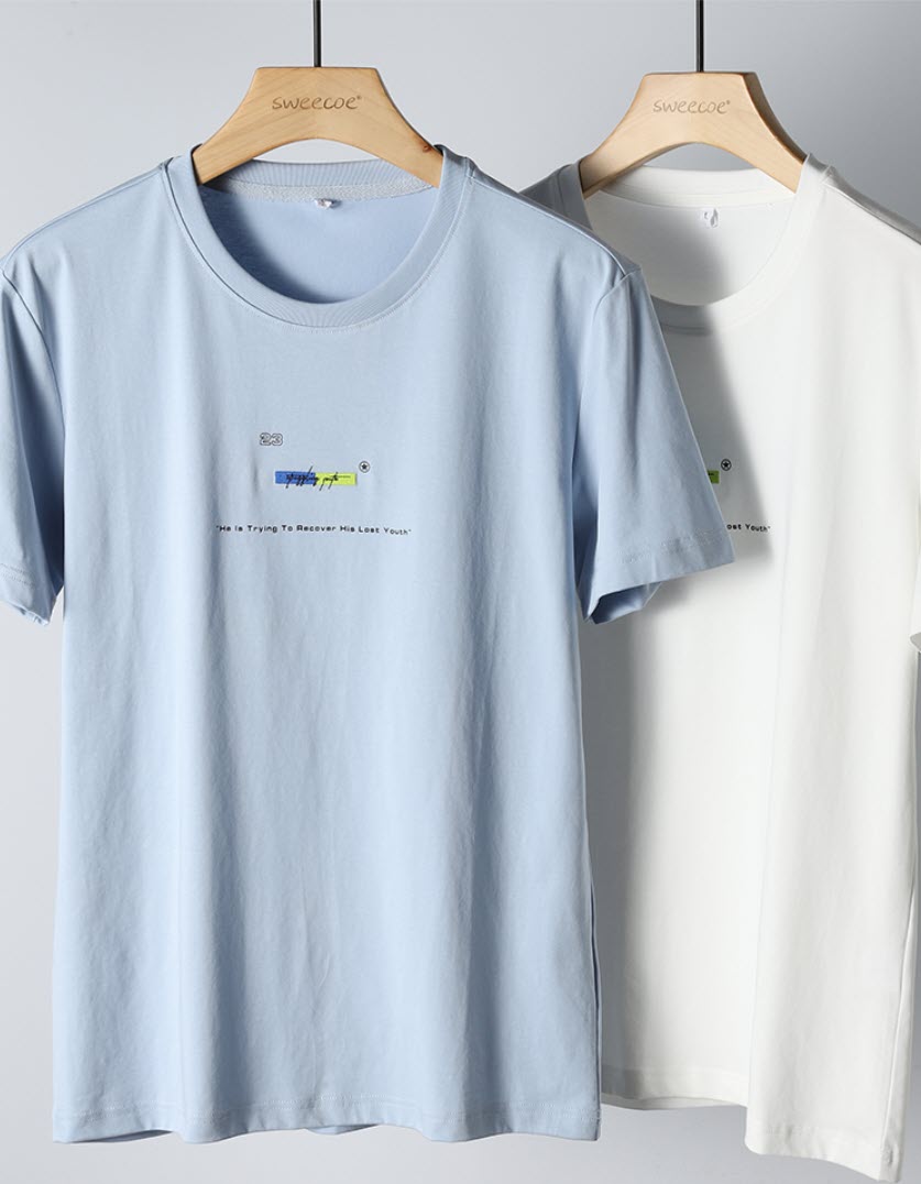 Áo thun nam Sweecoe SW1187 summer basic style 2022