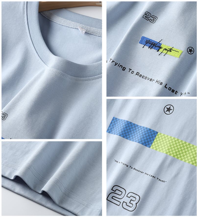 Áo thun nam Sweecoe SW1187 summer basic style 2022