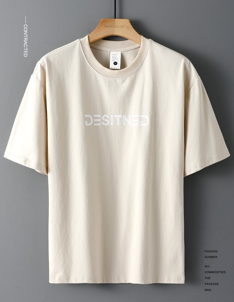 Áo thun nam Sweecoe SWC30007 summer basic style 2022
