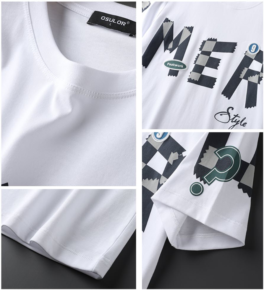 Áo thun nam in họa tiết Sweecoe SW2230 summer style 2022
