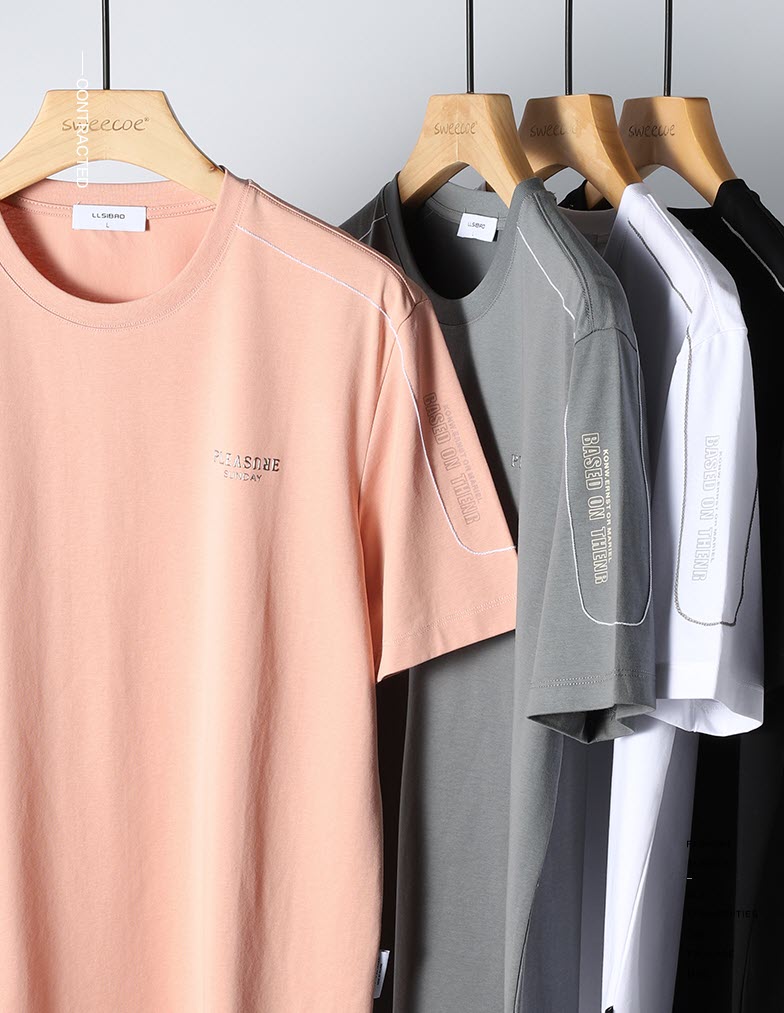 Áo thun nam Sweecoe SWLS3509 summer style 2022