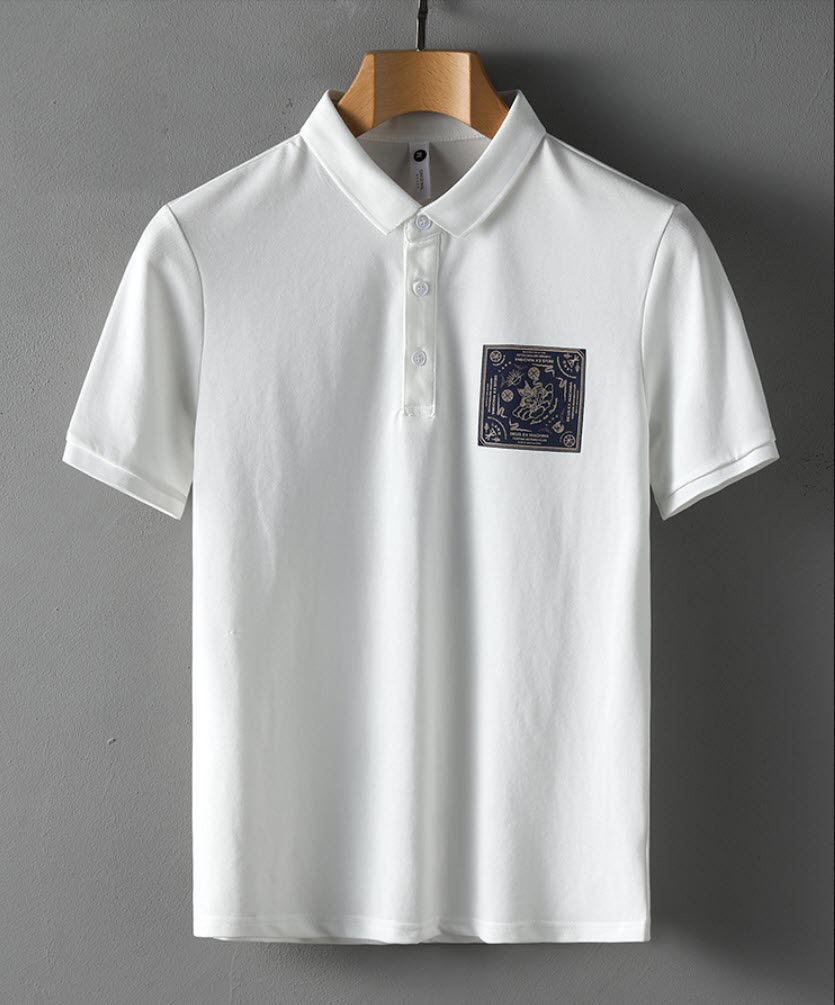 Áo thun polo nam Sweecoe SW3352 in họa tiết Japanese style 2022