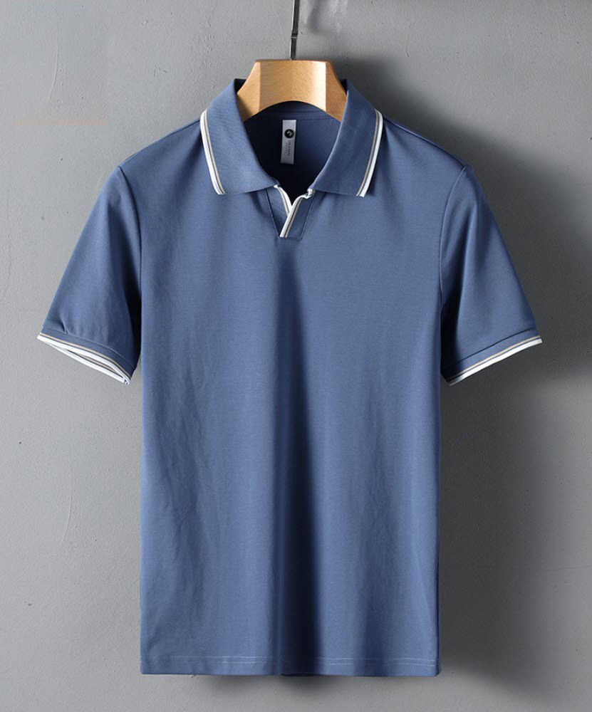 Áo thun polo nam cổ V Sweecoe SW9255 Japanese style 2022
