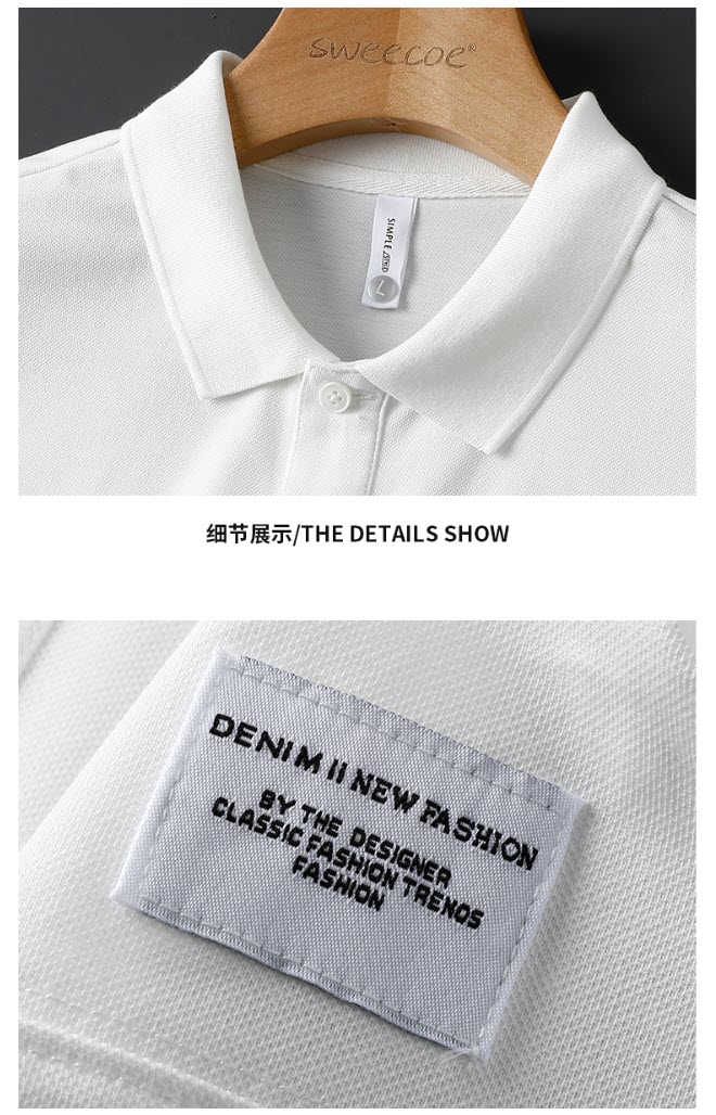 Áo thun polo nam Sweecoe SWE95010 Japanese summer style 2022