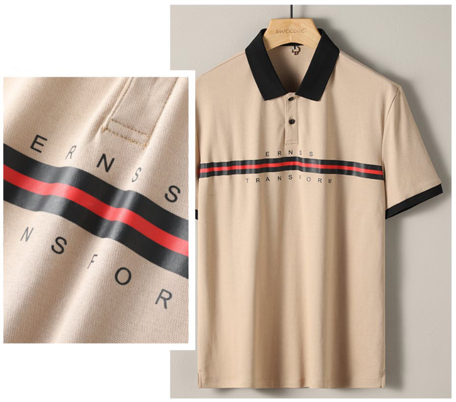 Áo thun polo nam Sweecoe SW6735 Italian summer style 2022