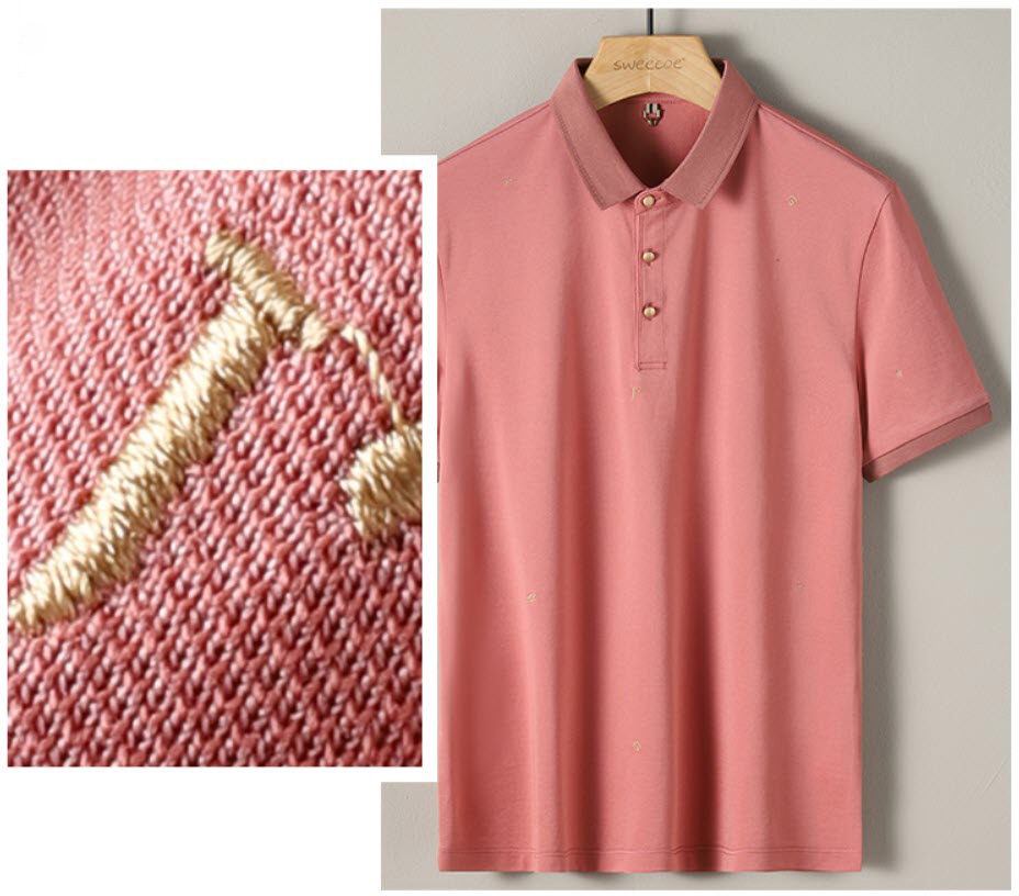 Áo thun polo nam Sweecoe SW6721 summer trend 2022