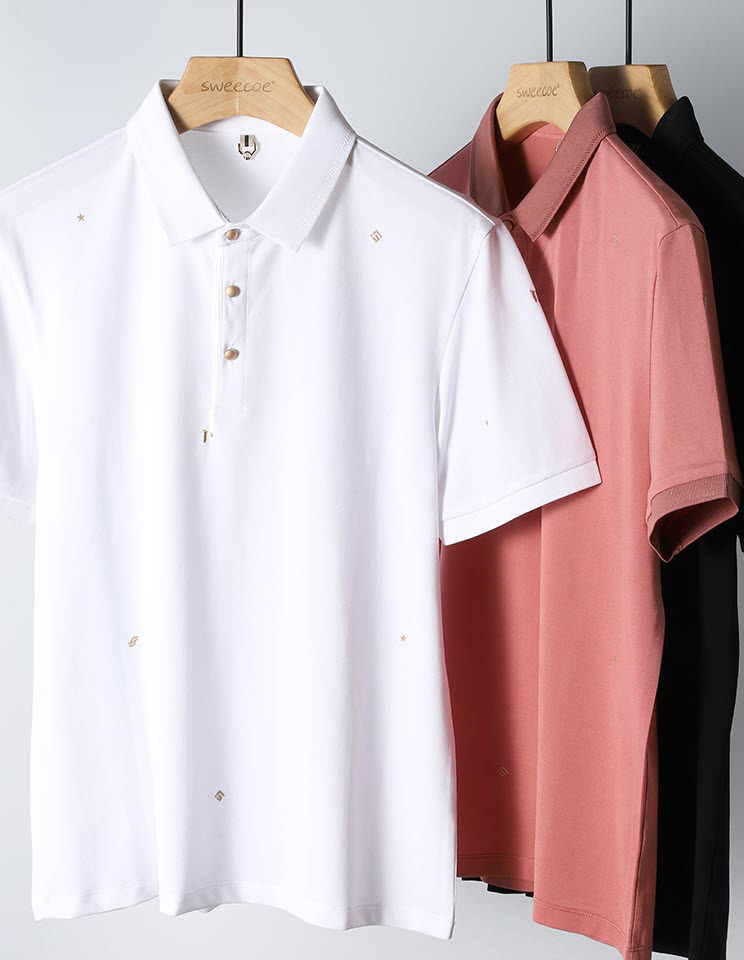 Áo thun polo nam Sweecoe SW6721 summer trend 2022