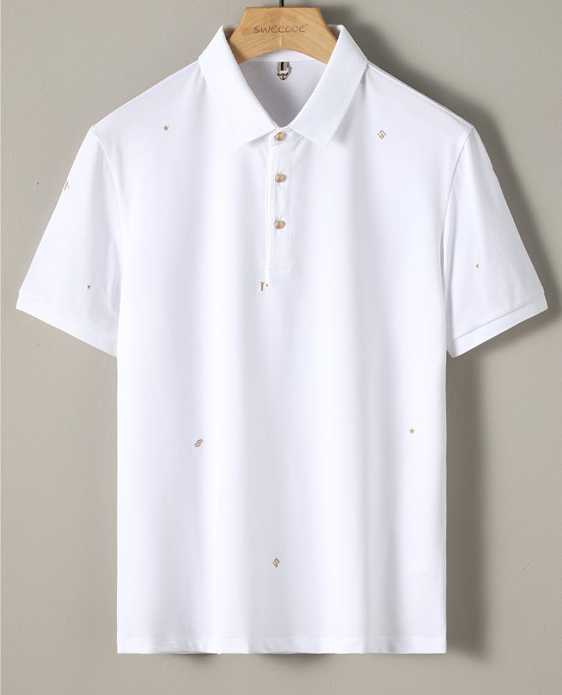 Áo thun polo nam Sweecoe SW6721 summer trend 2022