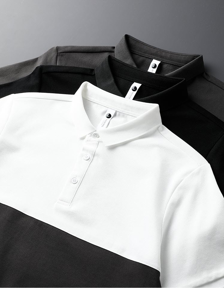 Áo thun polo nam phối sọc Sweecoe SWD3539 summer trend 2022