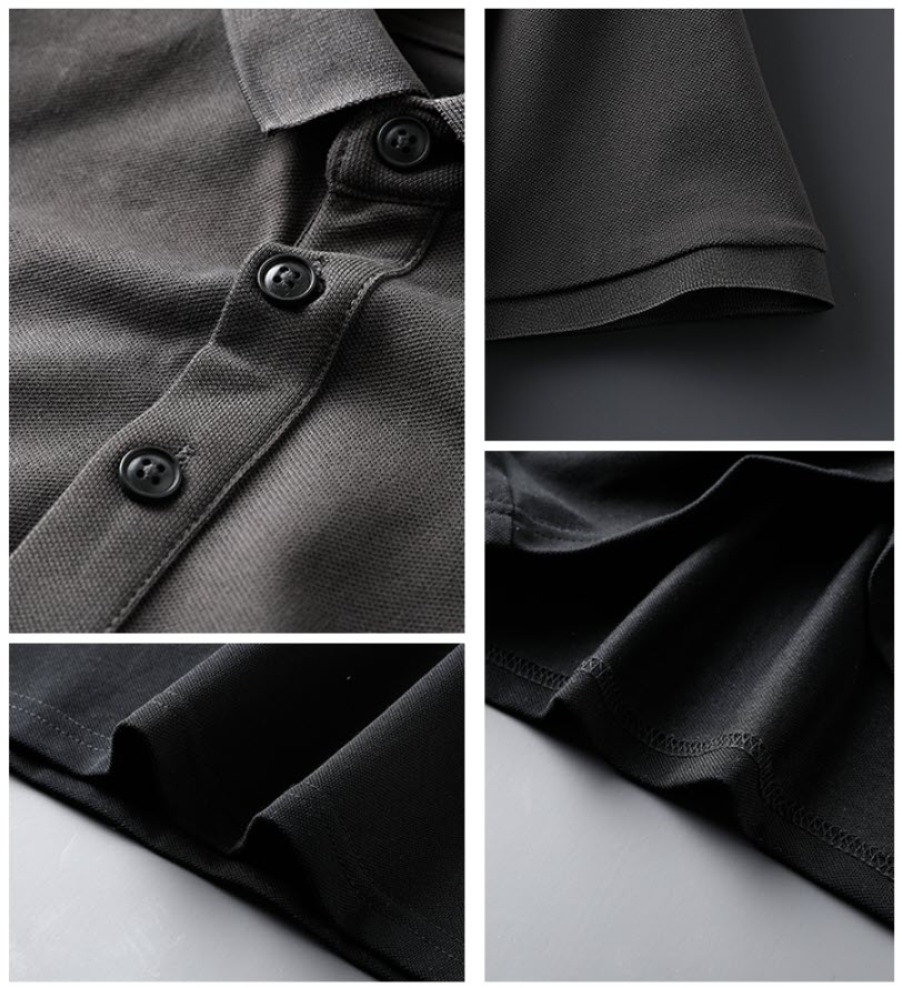 Áo thun polo nam phối sọc Sweecoe SWD3539 summer trend 2022