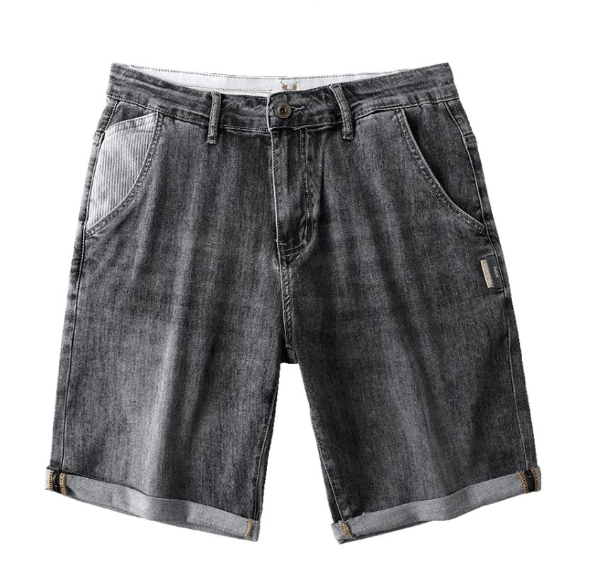 Quần short jean nam Sweecoe SWS33 co giãn nhẹ Japanese style 2022