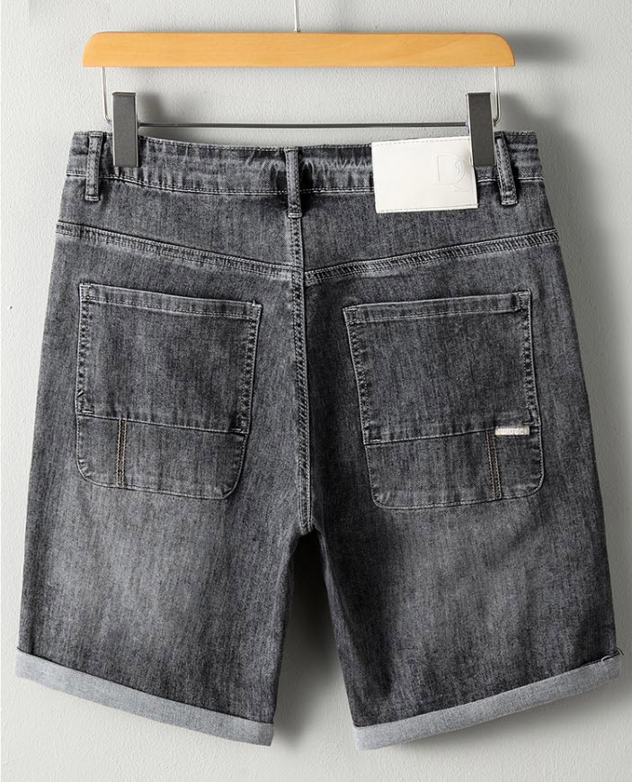 Quần short jean nam Sweecoe SWS33 co giãn nhẹ Japanese style 2022