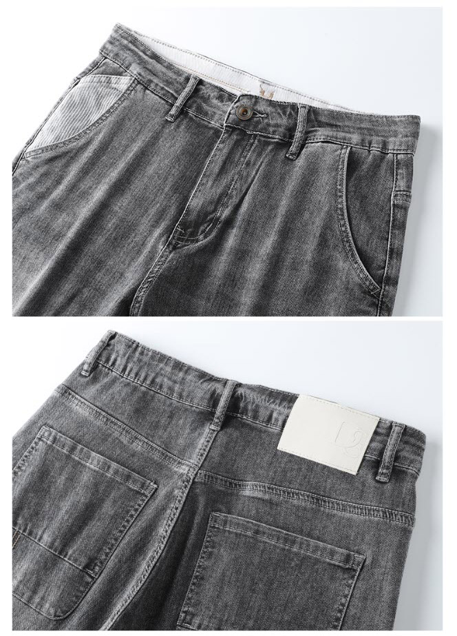 Quần short jean nam Sweecoe SWS33 co giãn nhẹ Japanese style 2022