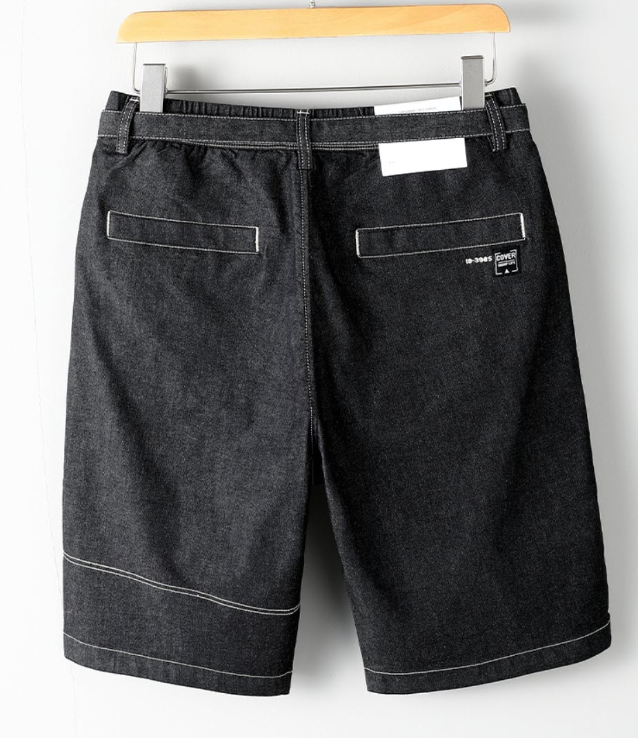 Quần short jean nam lưng thun Sweecoe SW25503 Japanese trend 2022
