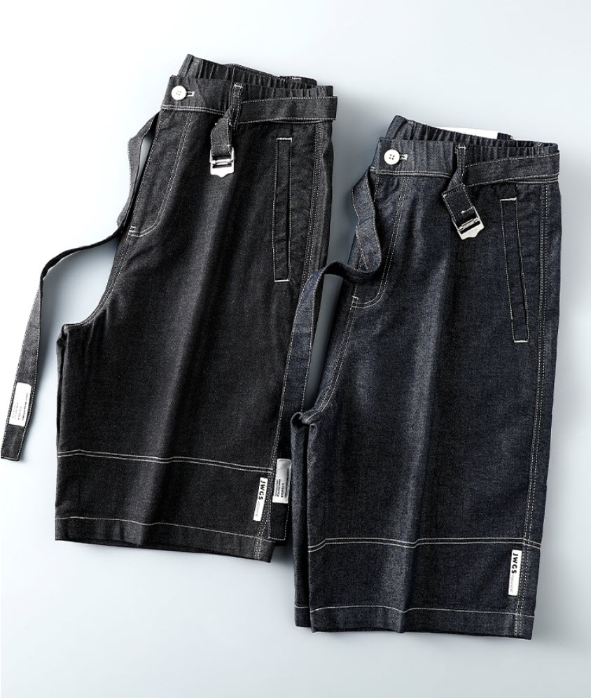 Quần short jean nam lưng thun Sweecoe SW25503 Japanese trend 2022