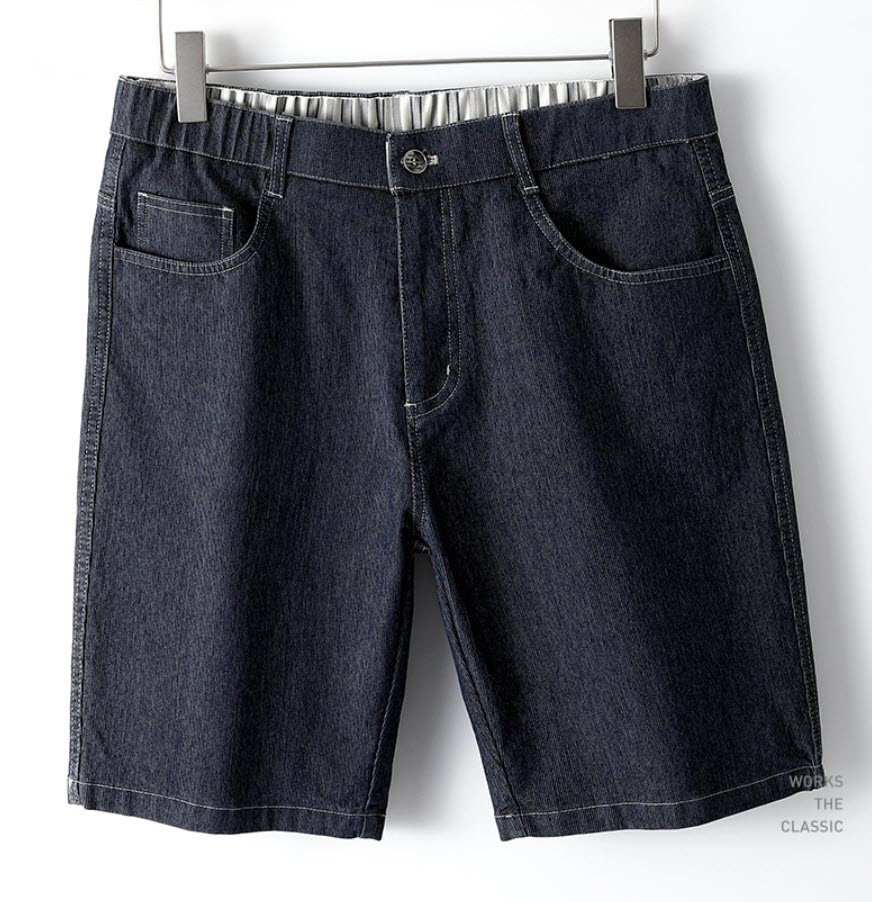 Quần short jean nam lưng thun Sweecoe SWD281 Japanese style 2022