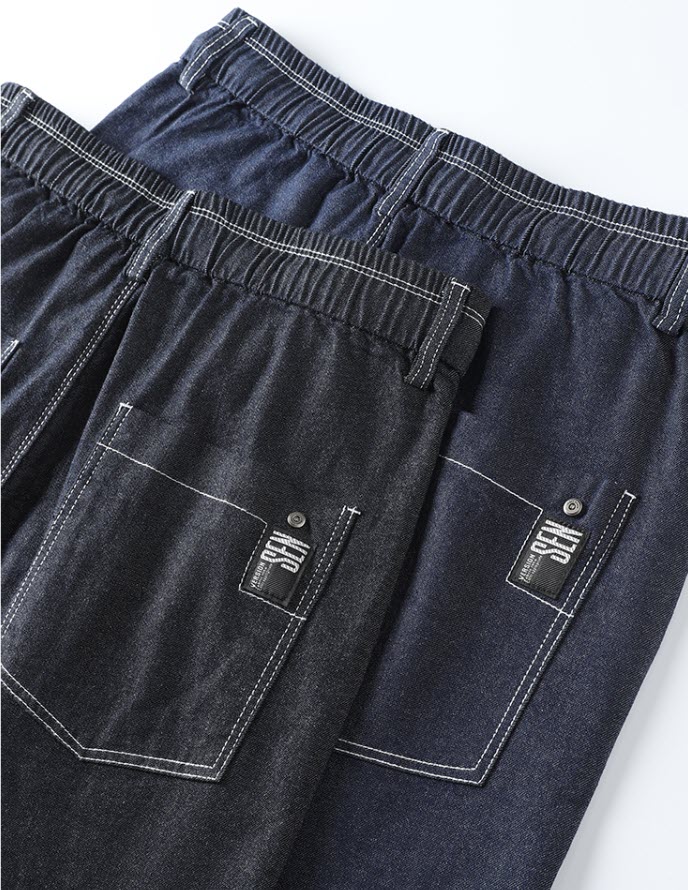 Quần short jean nam lưng thun Sweecoe SW1018 Japanese summer style 2022