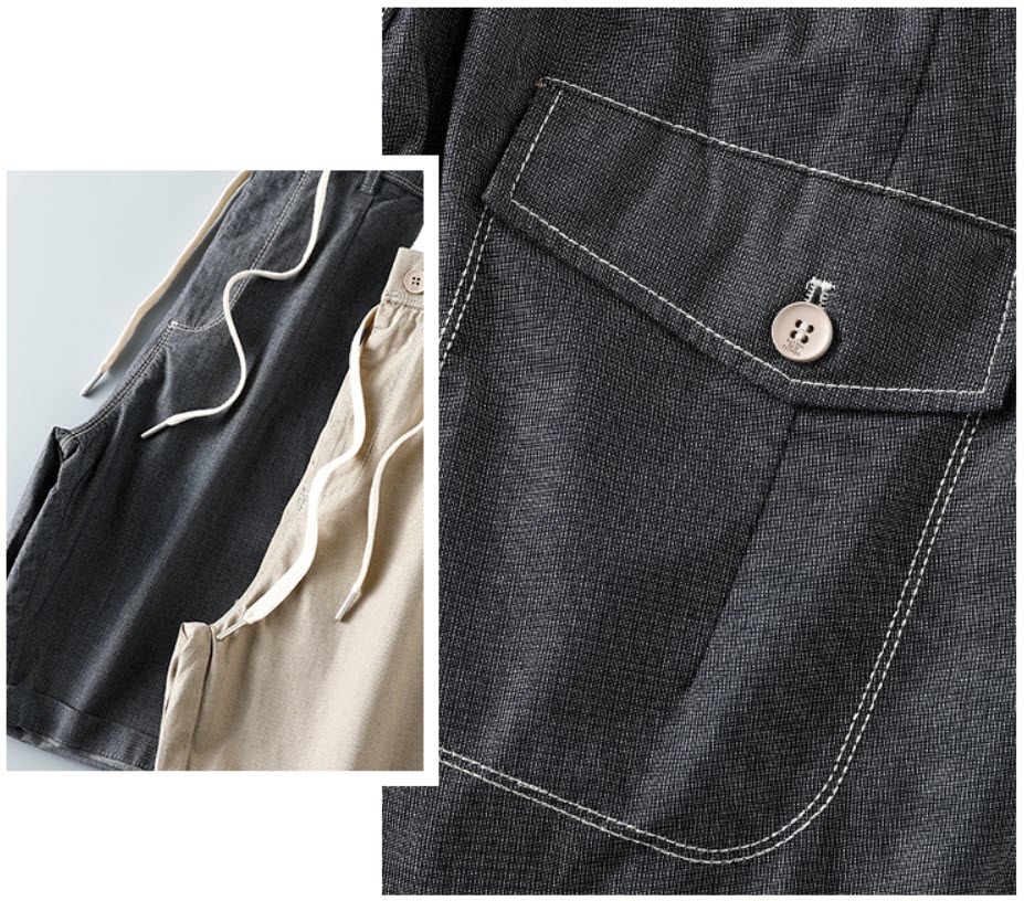 Quần short nam lưng thun túi vuông Sweecoe SW5598 Japanese trend 2022