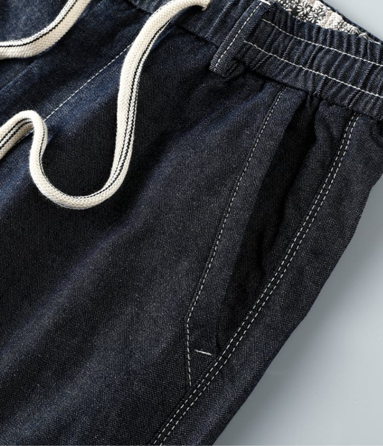 Quần short jean nam lưng thun Sweecoe SW25506 Japanese trend 2022
