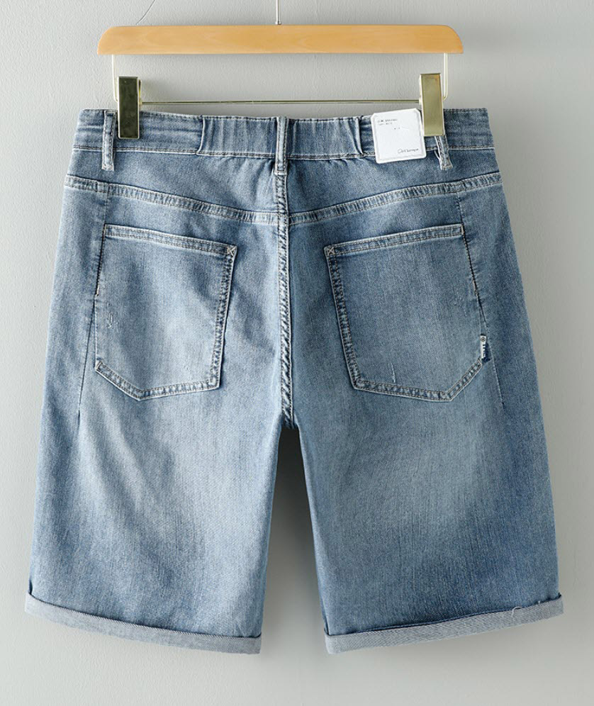Quần short jean nam lưng thun Sweecoe SW8907 High-end style 2022
