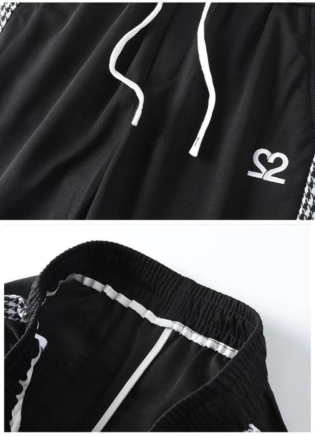 Quần short nam lưng thun phối sọc Sweecoe SW1017 Japanese trend 2022