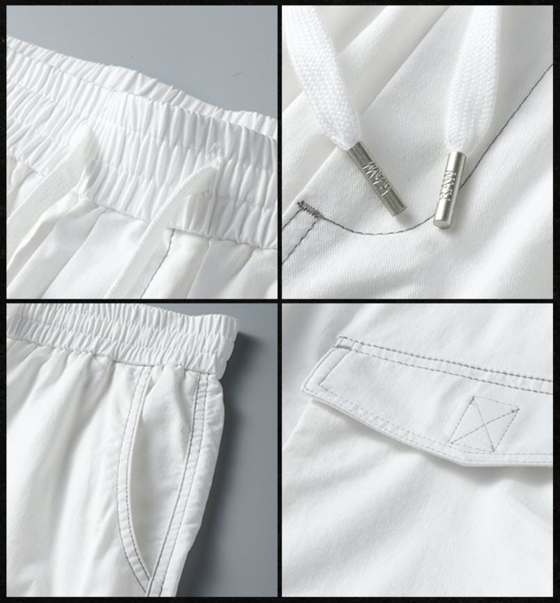 Quần short nam túi hộp Sweecoe SW9802 phối kiểu Japanese style 2022
