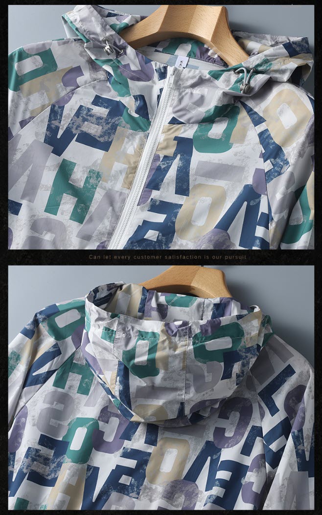 Áo khoác nam họa tiết Sweecoe SW7112 ice silk high-end 100% polyester Japanese trend 2022