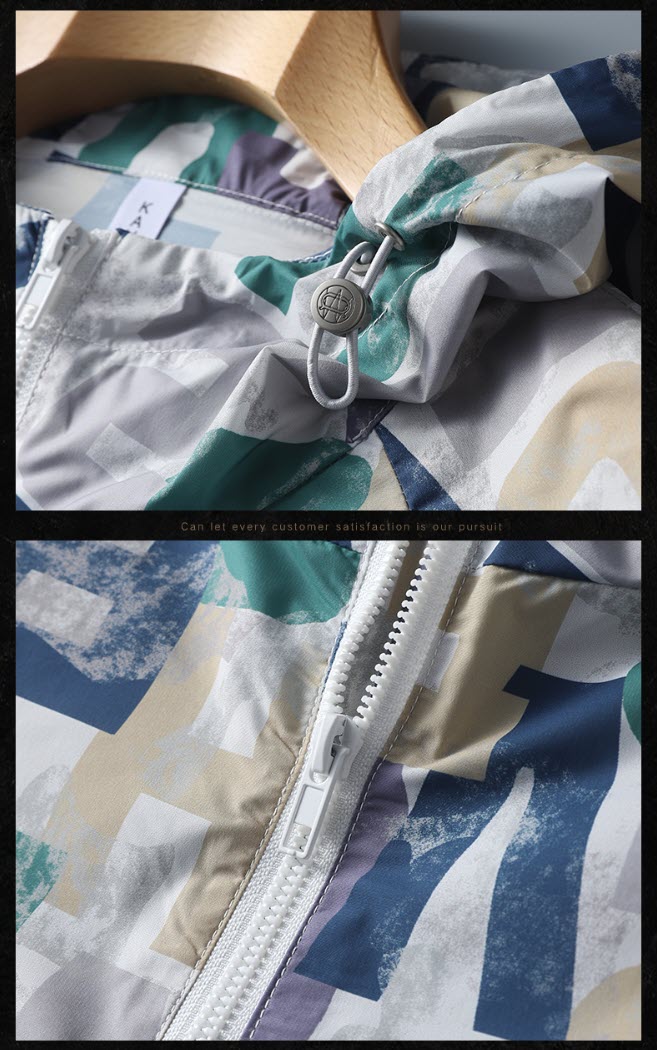 Áo khoác nam họa tiết Sweecoe SW7112 ice silk high-end 100% polyester Japanese trend 2022